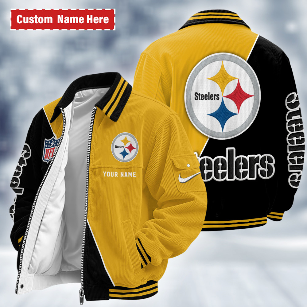 Pittsburgh Steelers Touchdown Classic Varsity Jacket PKHNLP