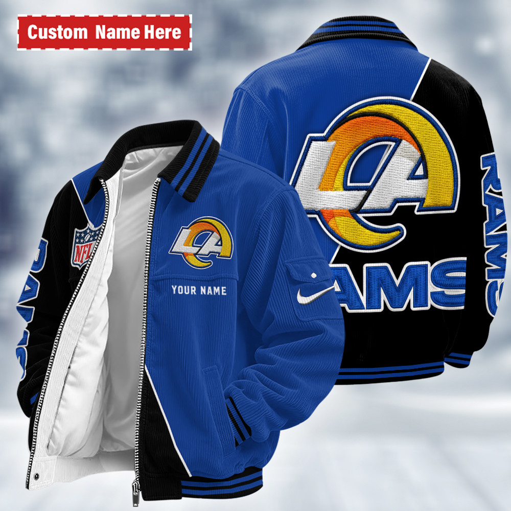 Los Angeles Rams Touchdown Classic Varsity Jacket PRLZRF