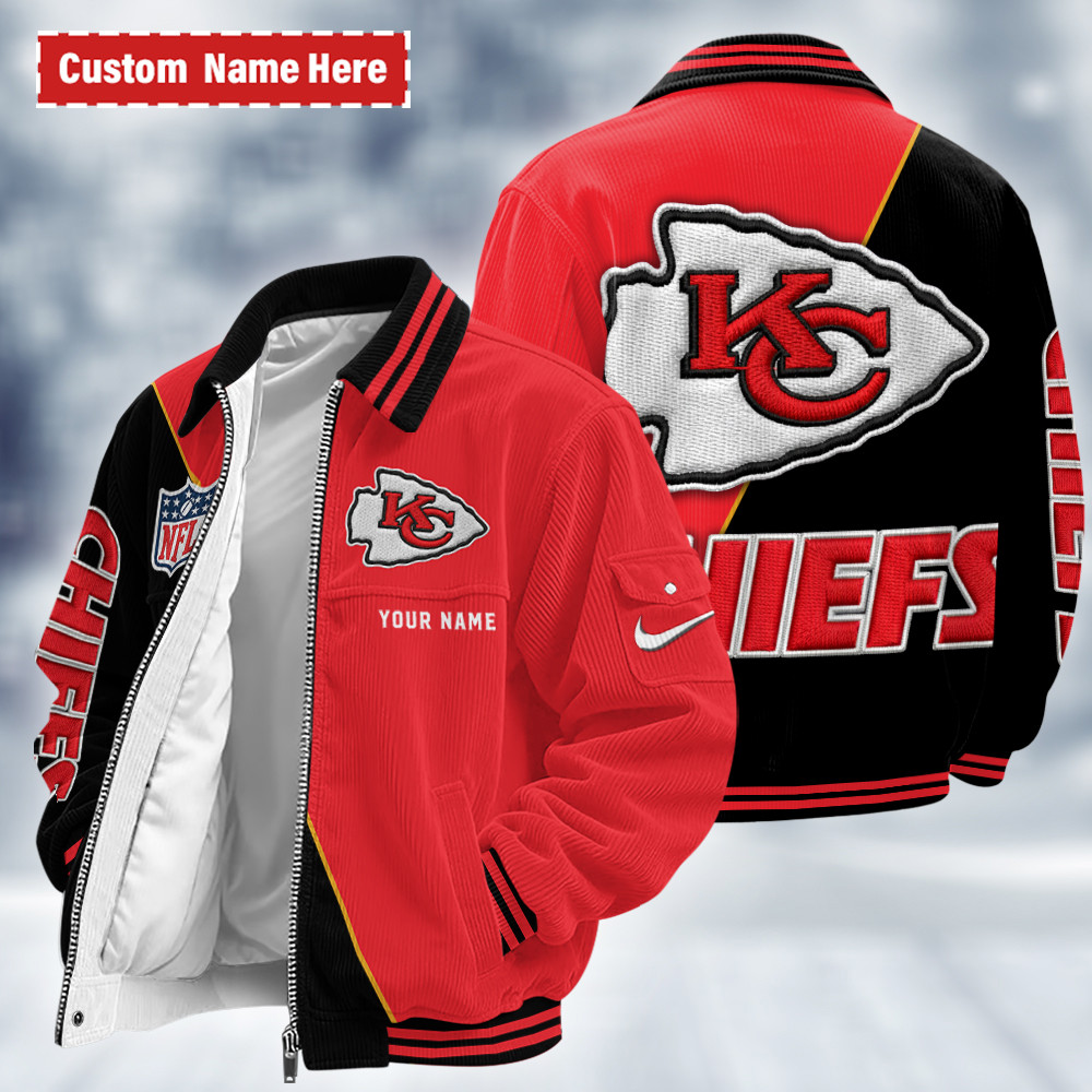 Kansas City Chiefs Touchdown Classic Varsity Jacket PHHW3M