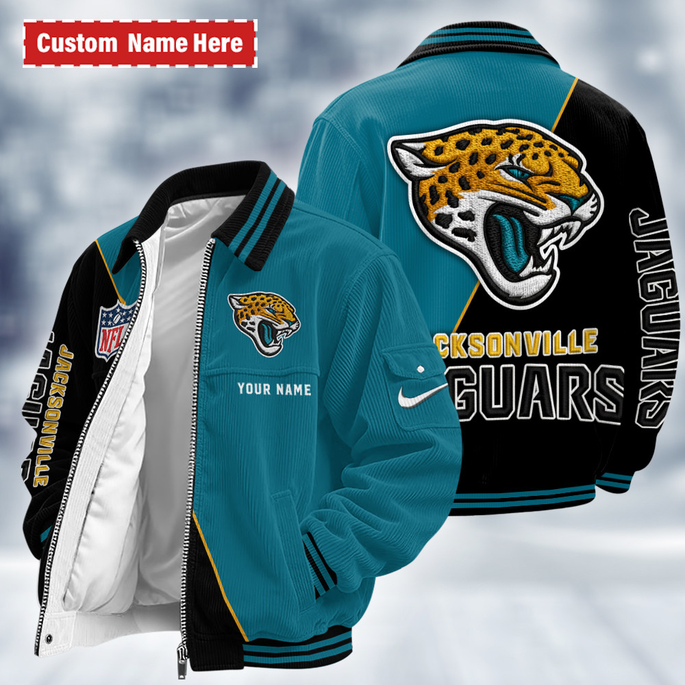 Jacksonville Jaguars Touchdown Classic Varsity Jacket PDMT4M