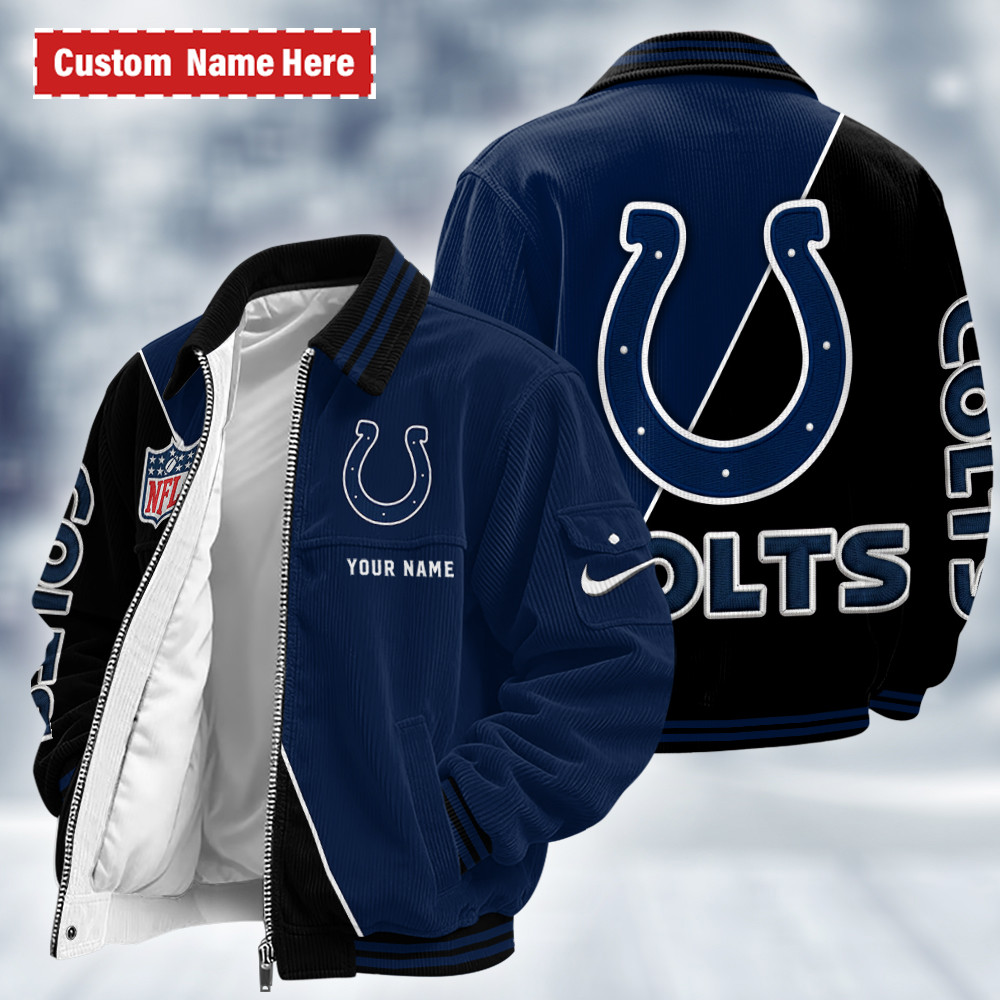 Indianapolis Colts Touchdown Classic Varsity Jacket PL5DAA