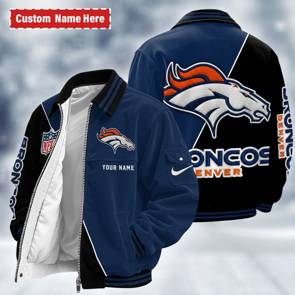 Denver Broncos Touchdown Classic Varsity Jacket PCCBQ8