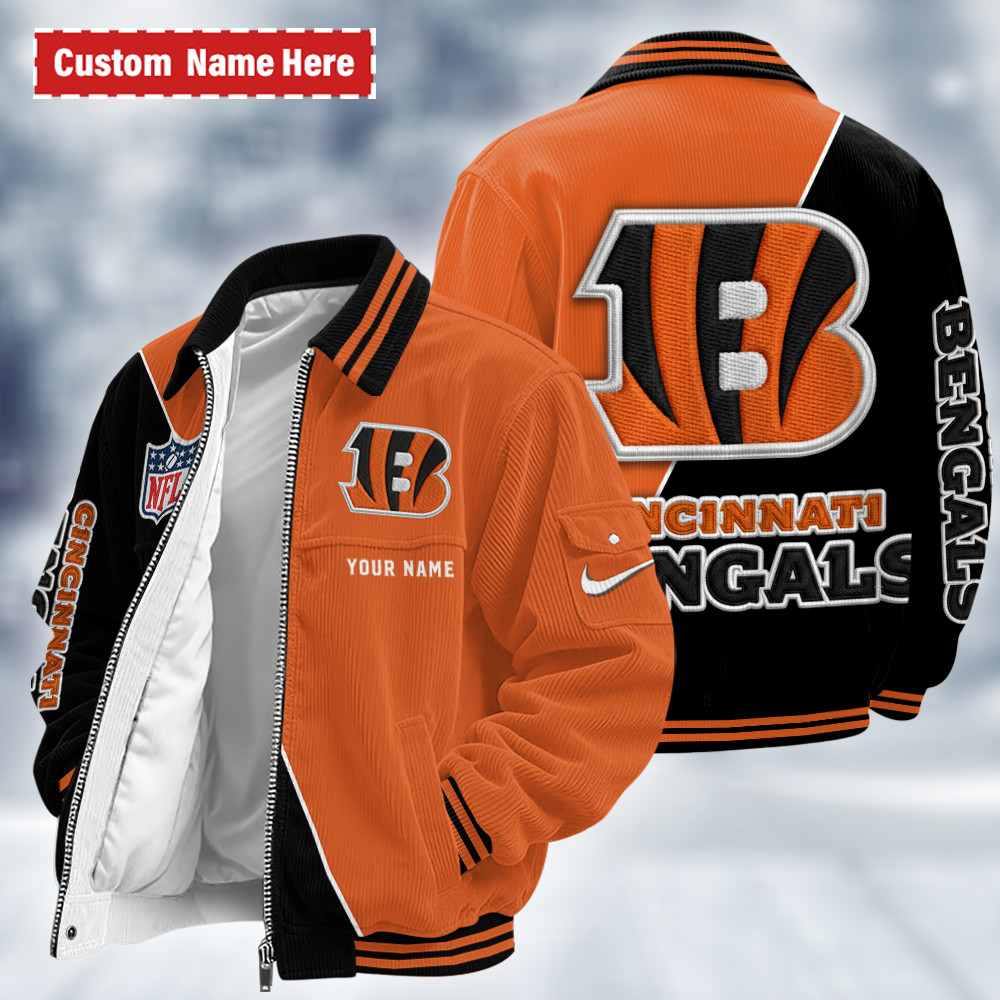 Cincinnati Bengals Touchdown Classic Varsity Jacket PRHFKR