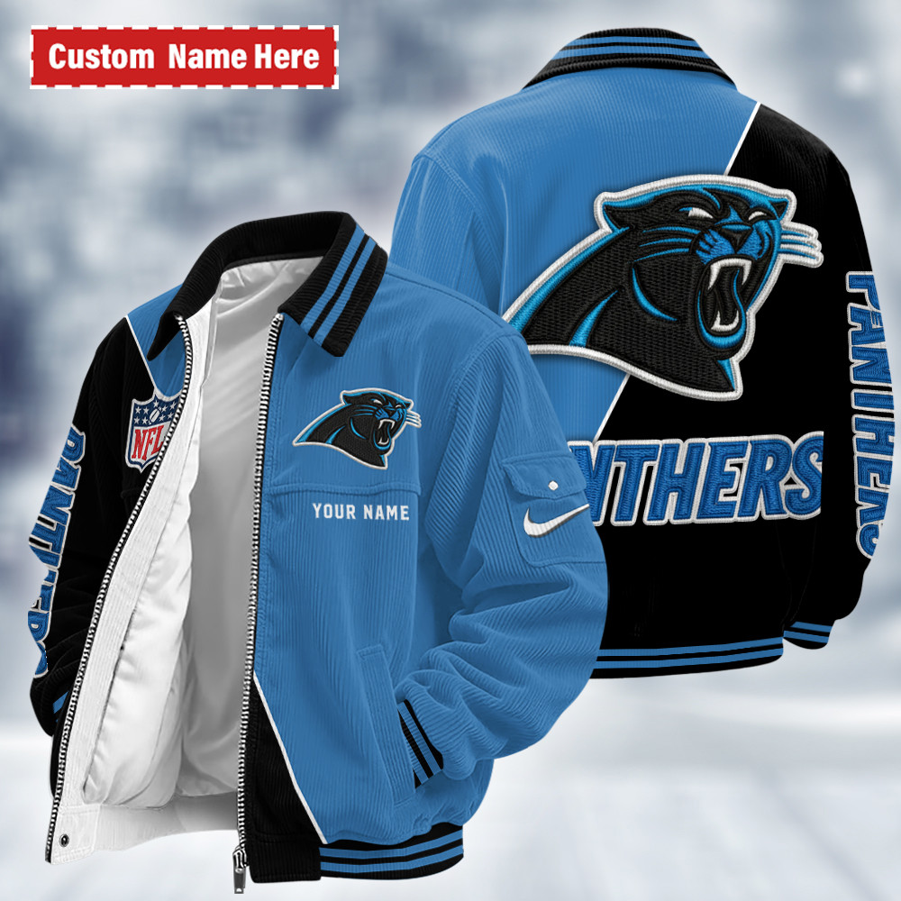 Carolina Panthers Touchdown Classic Varsity Jacket PQN32S
