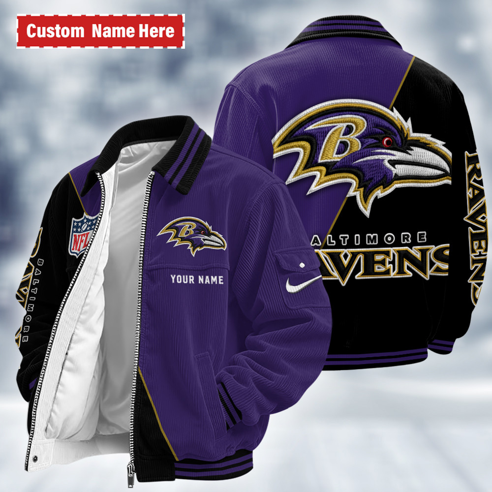 Baltimore Ravens Touchdown Classic Varsity Jacket P4SNZ4