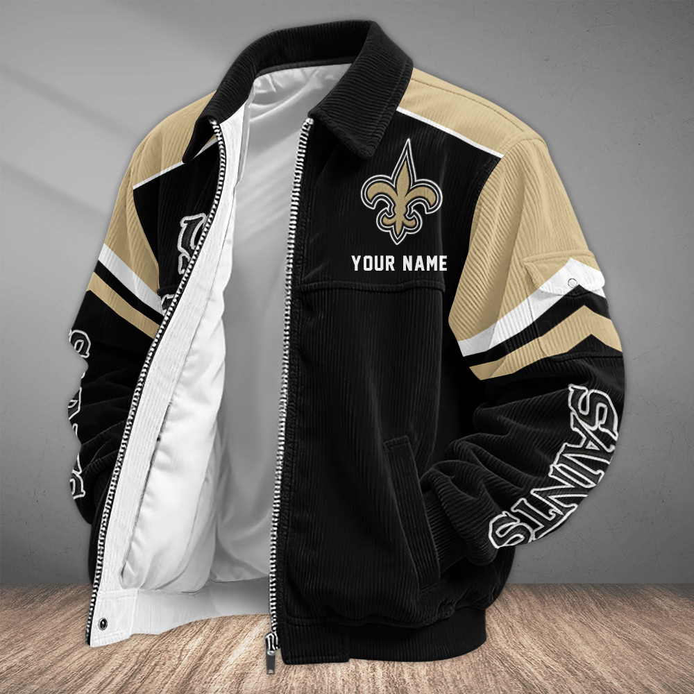 New Orleans Saints Touchdown Classic Varsity Jacket PFGMGB