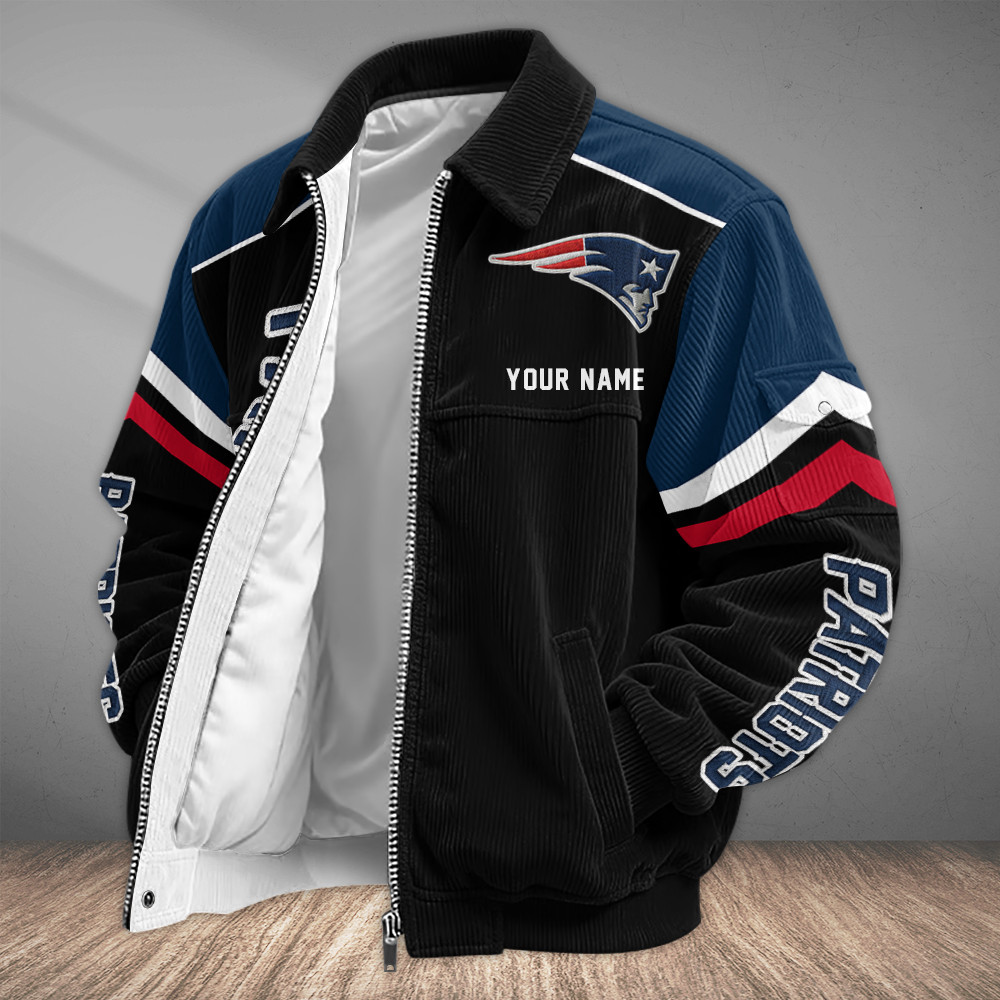 New England Patriots Touchdown Classic Varsity Jacket PWWNYU