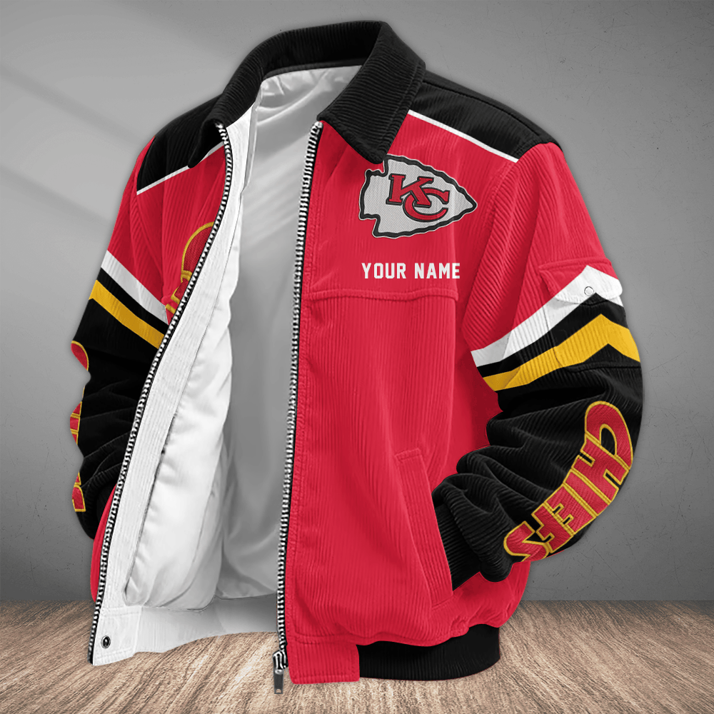 Kansas City Chiefs Touchdown Classic Varsity Jacket PP8BLU