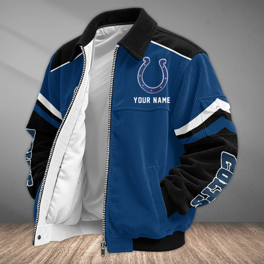 Indianapolis Colts Touchdown Classic Varsity Jacket PYD9XY