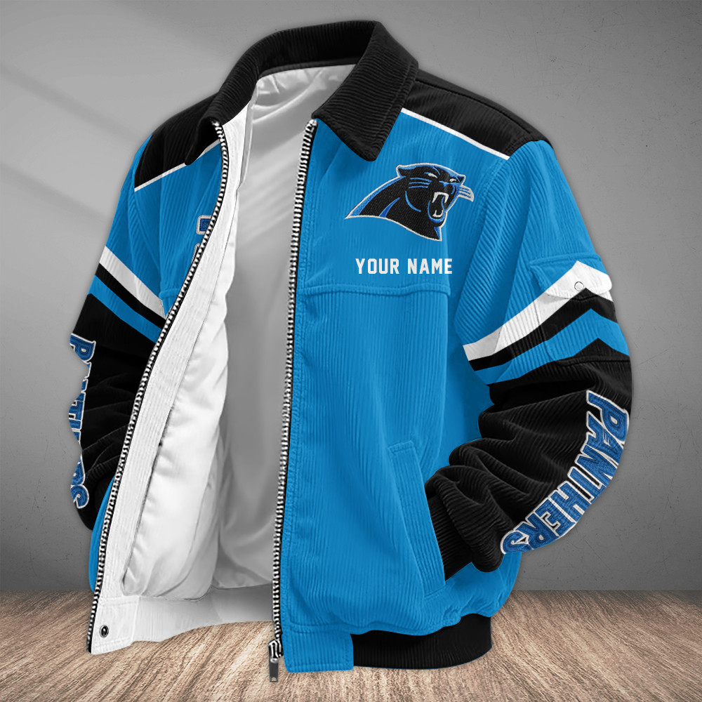 Carolina Panthers Touchdown Classic Varsity Jacket PSHPK3