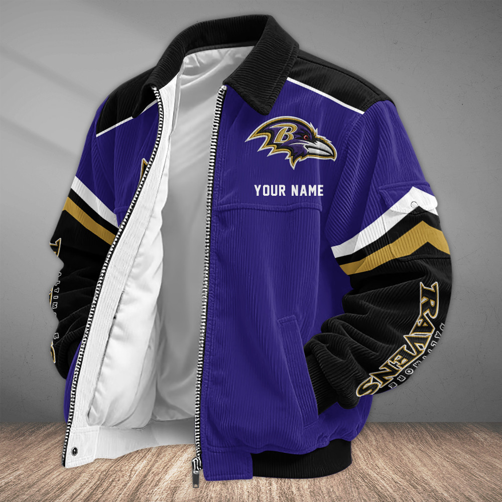 Baltimore Ravens Touchdown Classic Varsity Jacket PUT7S6
