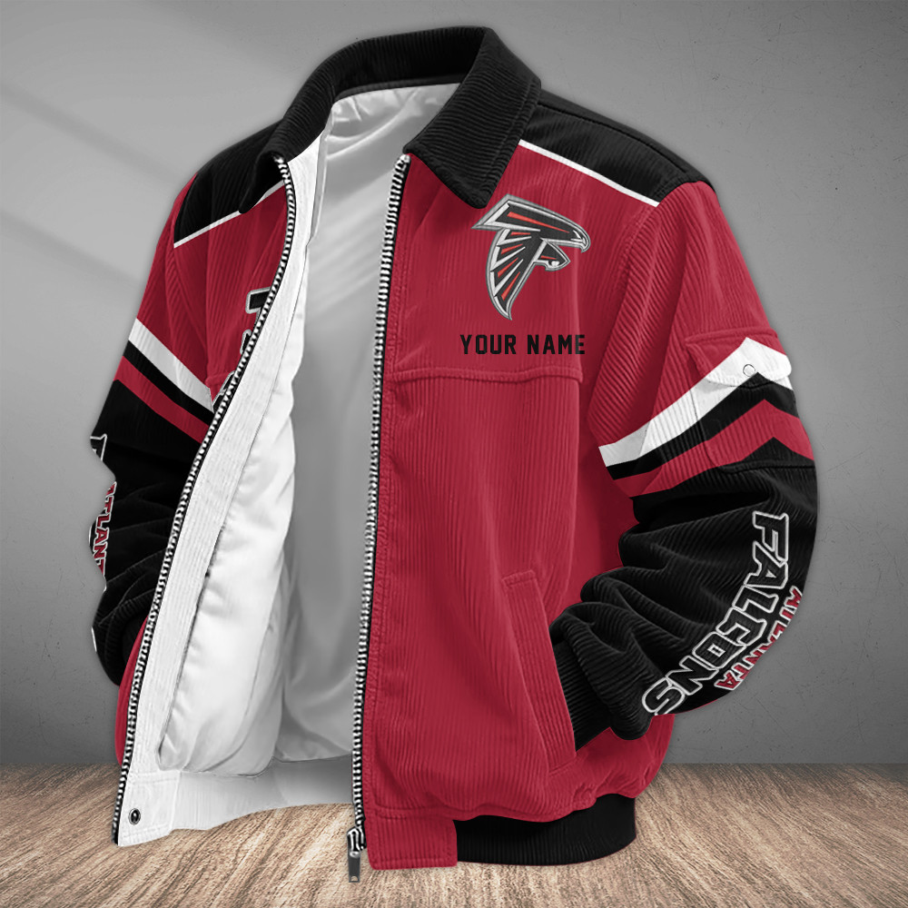 Atlanta Falcons Touchdown Classic Varsity Jacket PWUEMZ