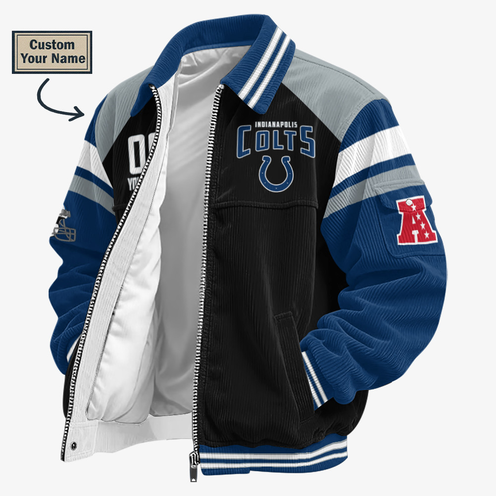 Indianapolis Colts Touchdown Classic Varsity Jacket PM8QLW