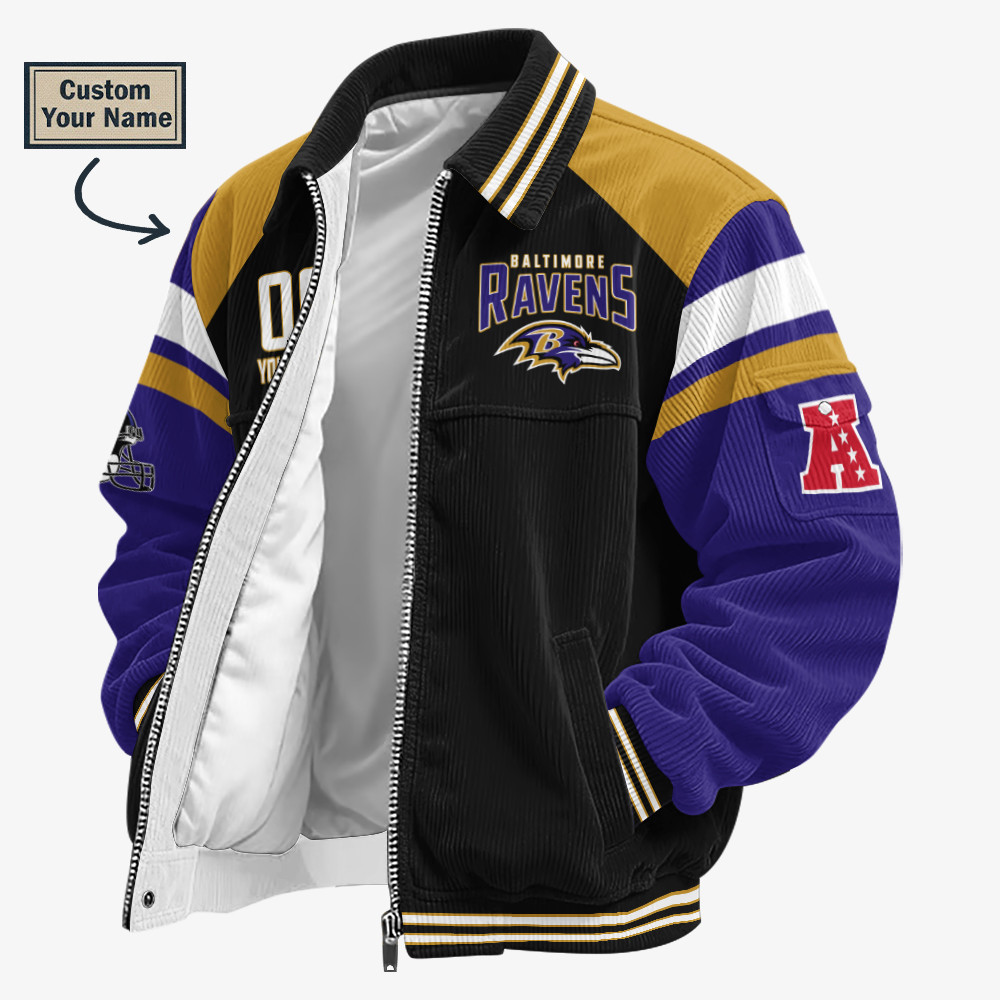 Baltimore Ravens Touchdown Classic Varsity Jacket PKFF5E
