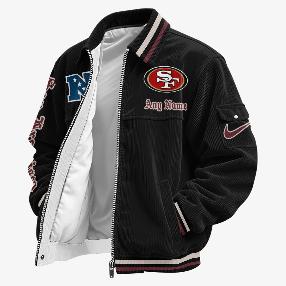 San Francisco 49ers Touchdown Classic Varsity Jacket PL5XFJ