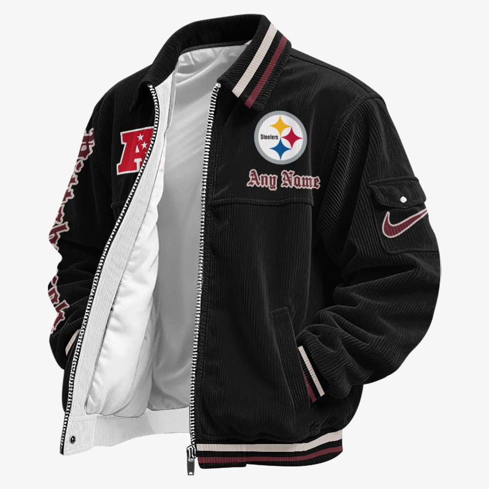 Pittsburgh Steelers Touchdown Classic Varsity Jacket P8UJAP