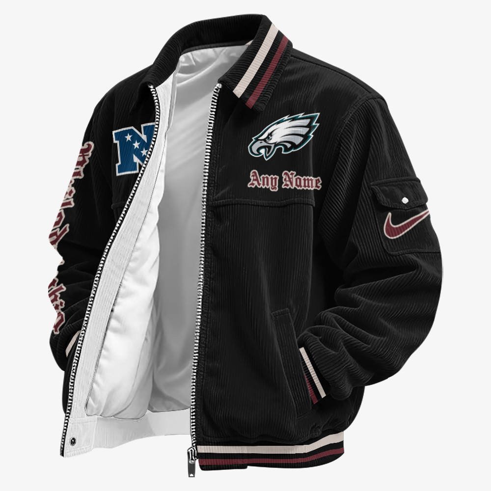 Philadelphia Eagles Touchdown Classic Varsity Jacket P3AFSB