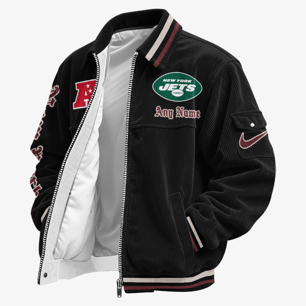 New York Jets Touchdown Classic Varsity Jacket P7352X