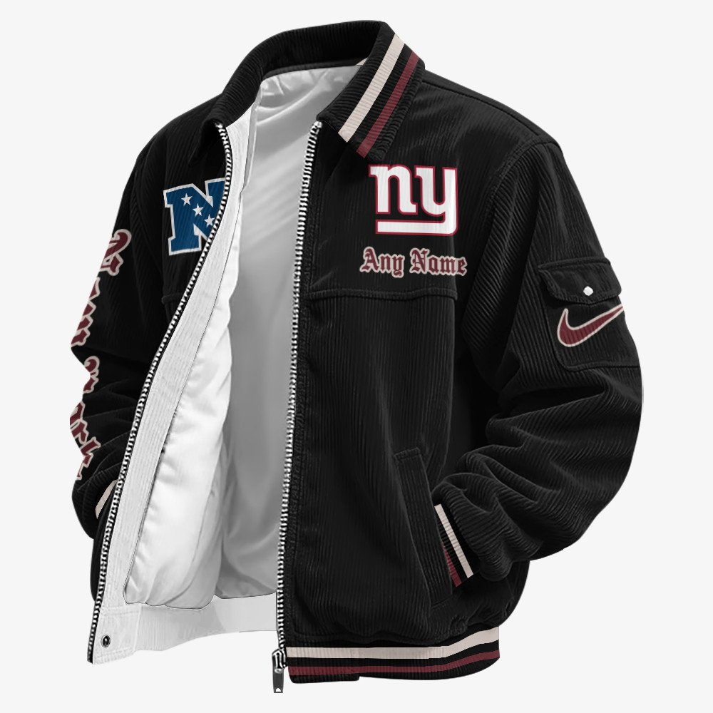 New York Giants Touchdown Classic Varsity Jacket PG6MN2
