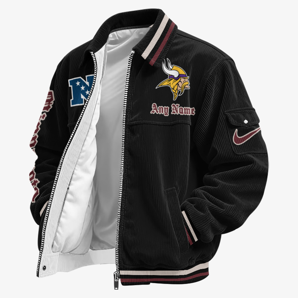 Minnesota Vikings Touchdown Classic Varsity Jacket PBHQ6M