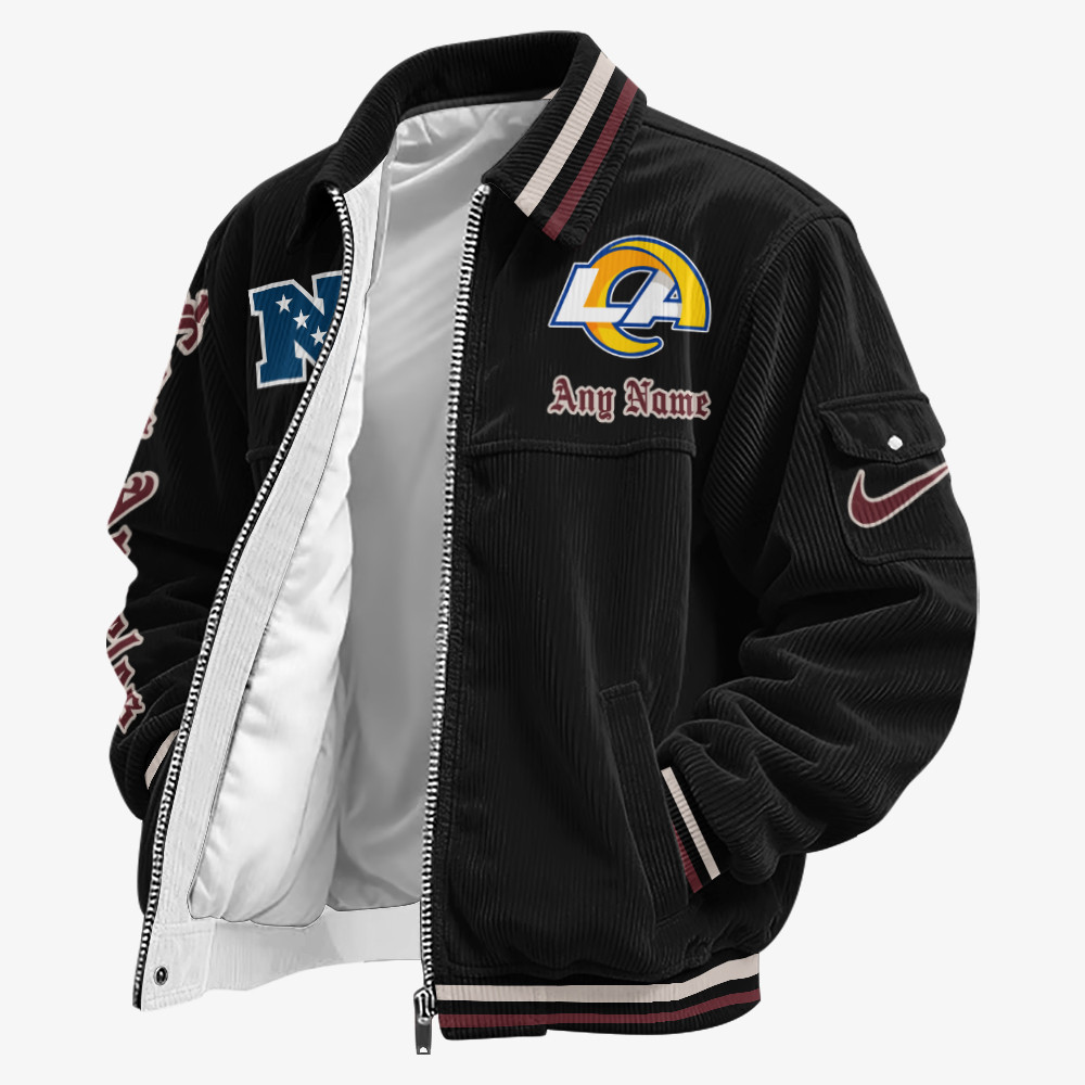 Los Angeles Rams Touchdown Classic Varsity Jacket PABY6U