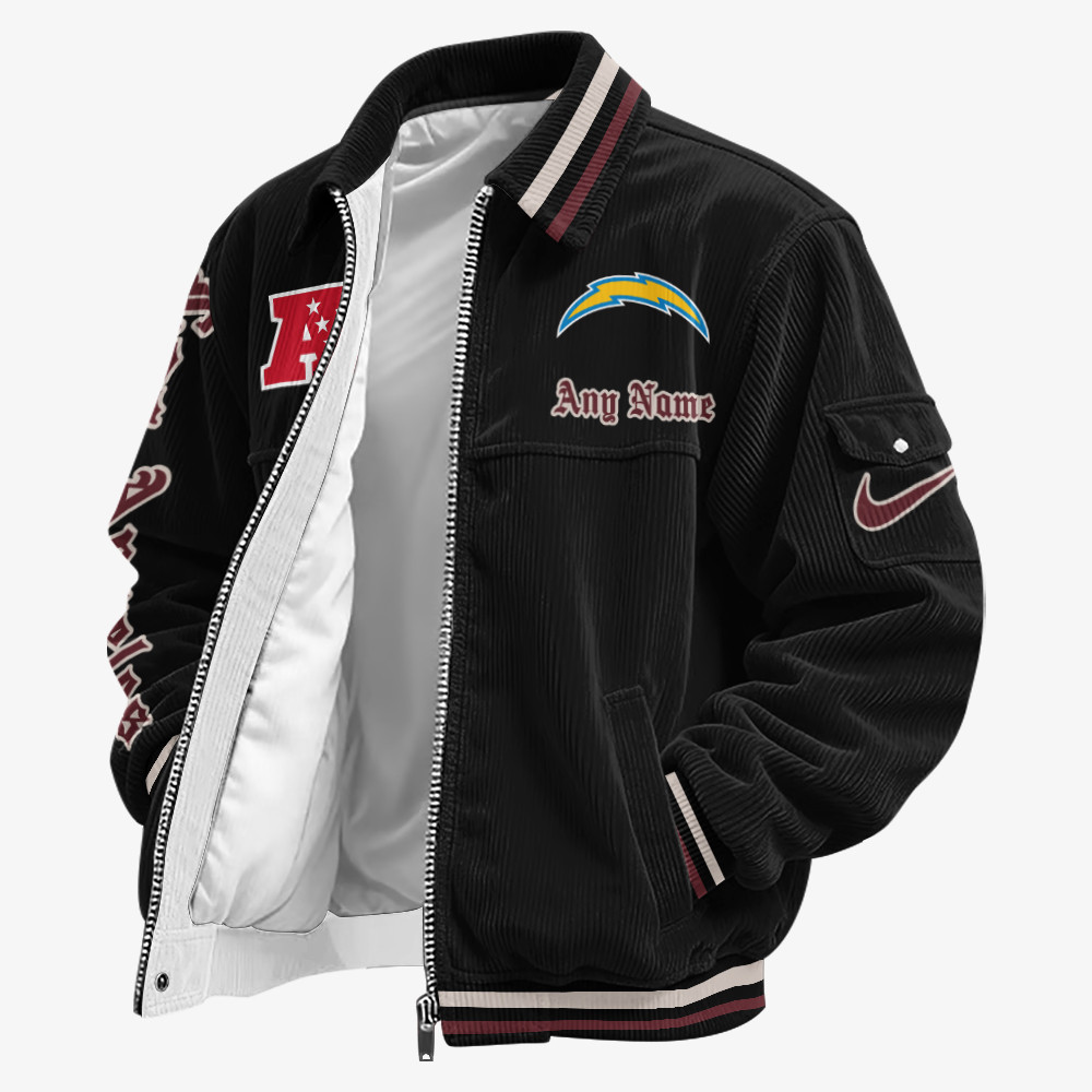 Los Angeles Chargers Touchdown Classic Varsity Jacket PYJ3J6