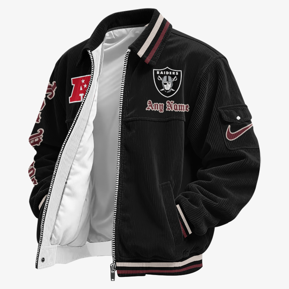 Las Vegas Raiders Touchdown Classic Varsity Jacket P9UCAL