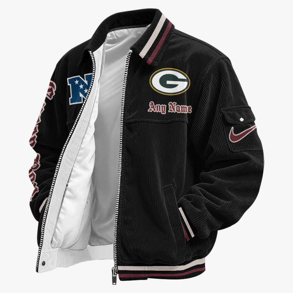 Green Bay Packers Touchdown Classic Varsity Jacket PUDZGA
