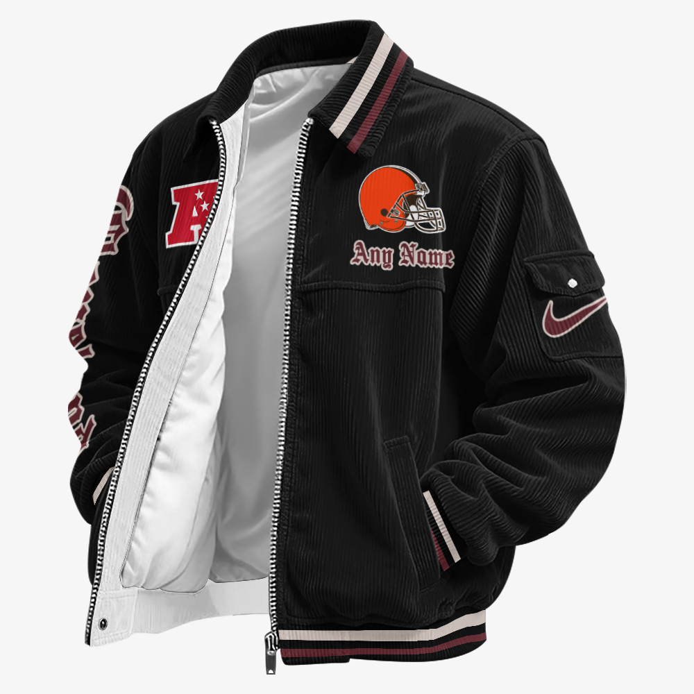 Cleveland Browns Touchdown Classic Varsity Jacket PCKPK2