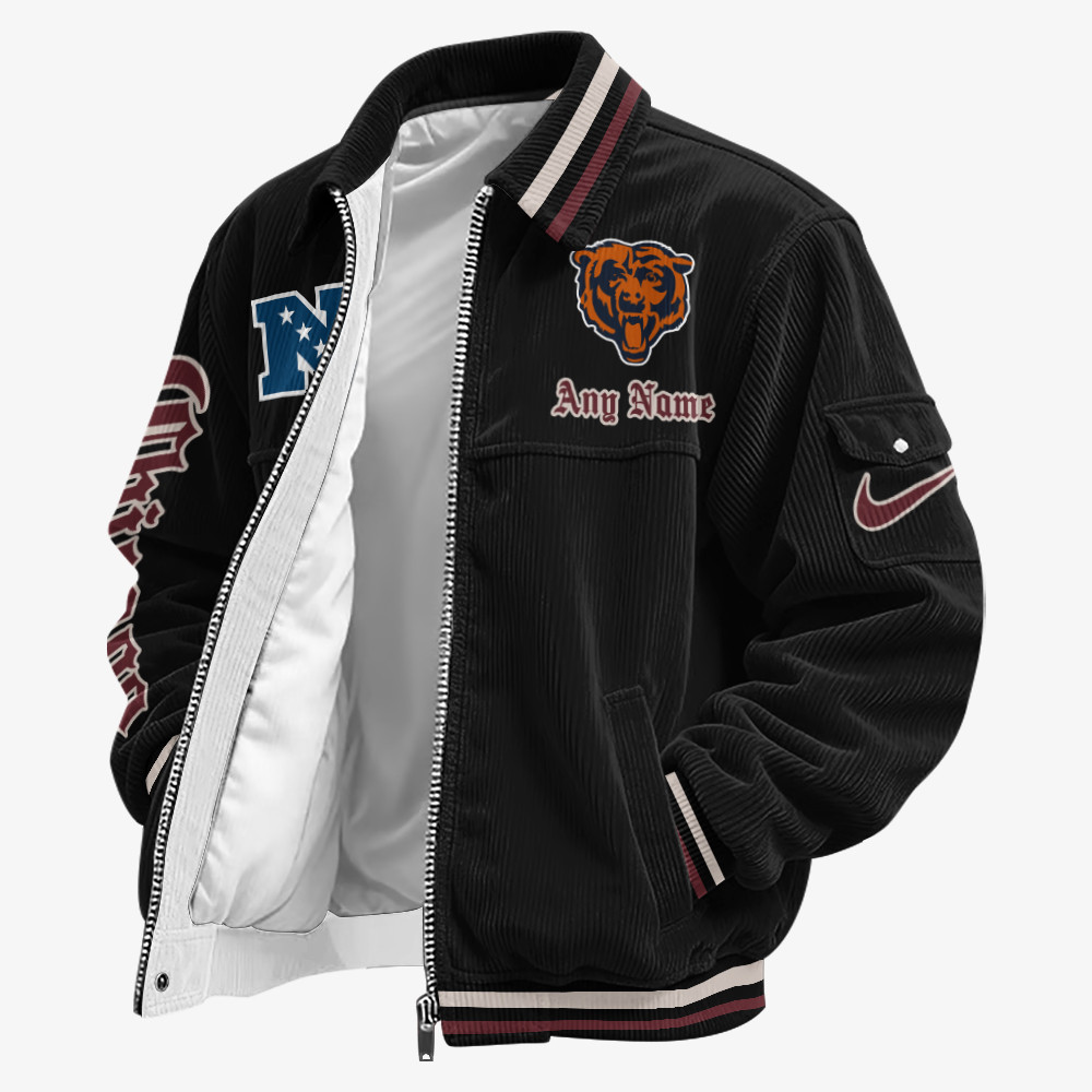 Chicago Bears Touchdown Classic Varsity Jacket PYF6BY