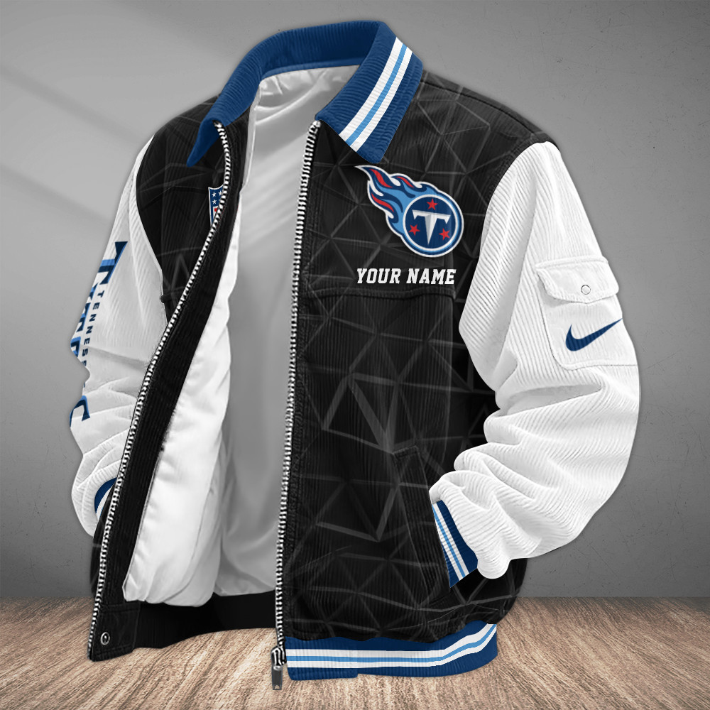 Tennessee Titans Touchdown Classic Varsity Jacket PKNABM