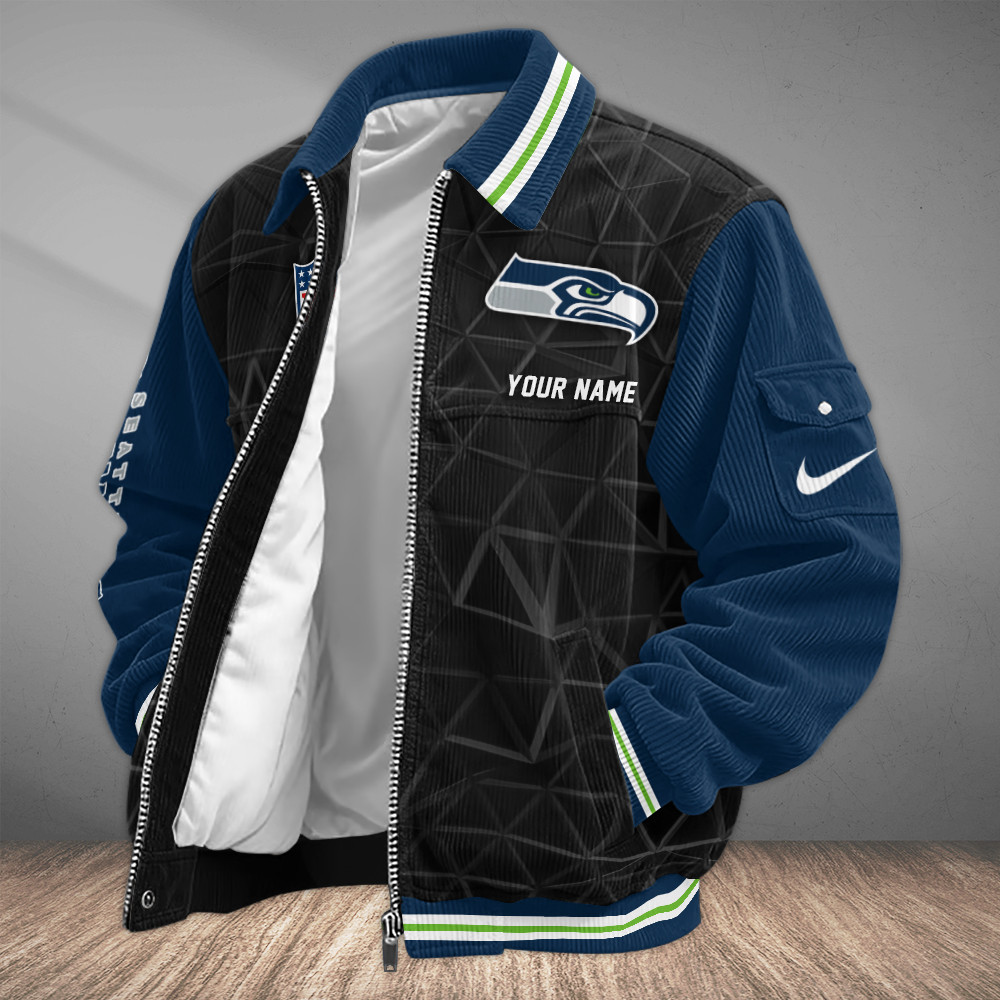 Seattle Seahawks Touchdown Classic Varsity Jacket PQ77TJ