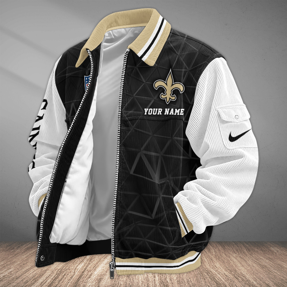 New Orleans Saints Touchdown Classic Varsity Jacket PKRR82