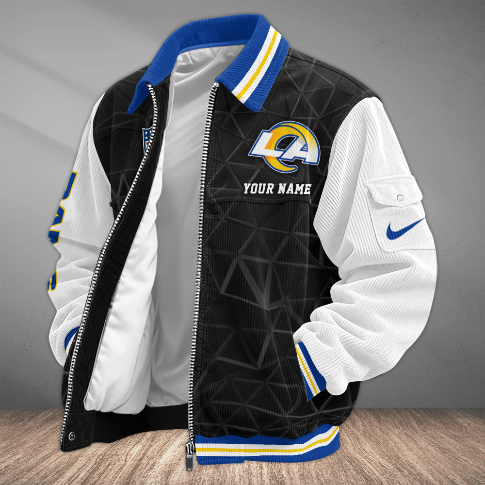 Los Angeles Rams Touchdown Classic Varsity Jacket P3ZUYE