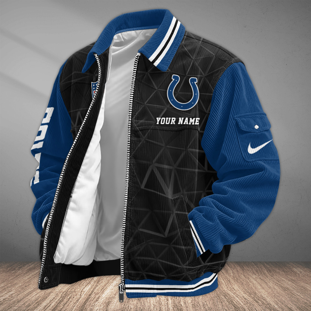 Indianapolis Colts Touchdown Classic Varsity Jacket PC8BJB
