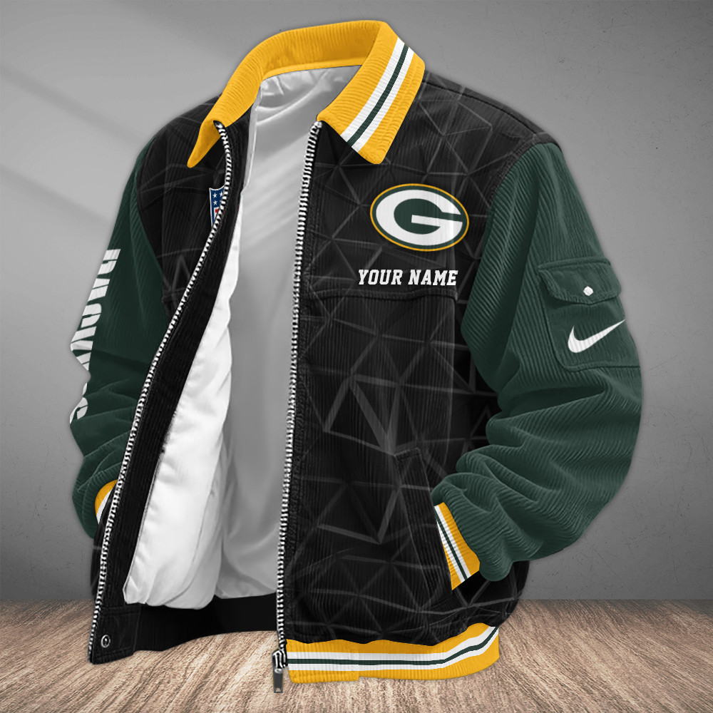 Green Bay Packers Touchdown Classic Varsity Jacket PBQNM9