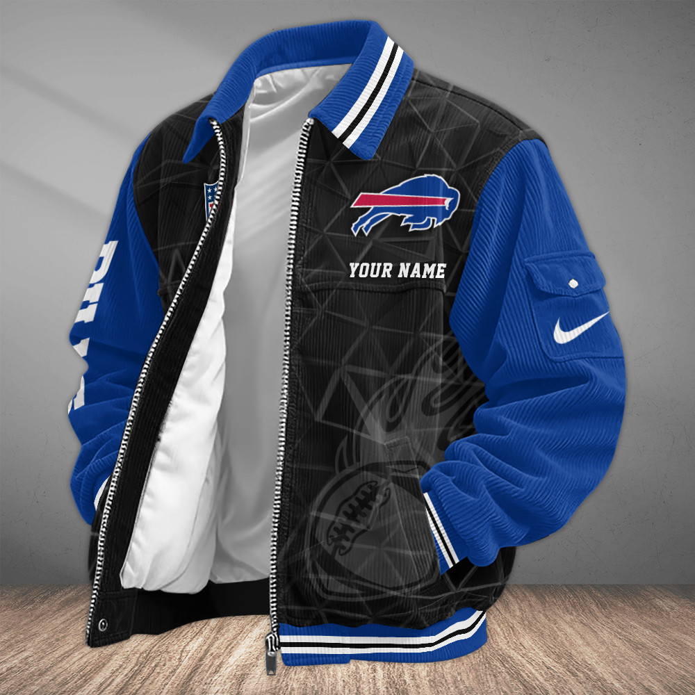 Buffalo Bills Touchdown Classic Varsity Jacket PZAXRC