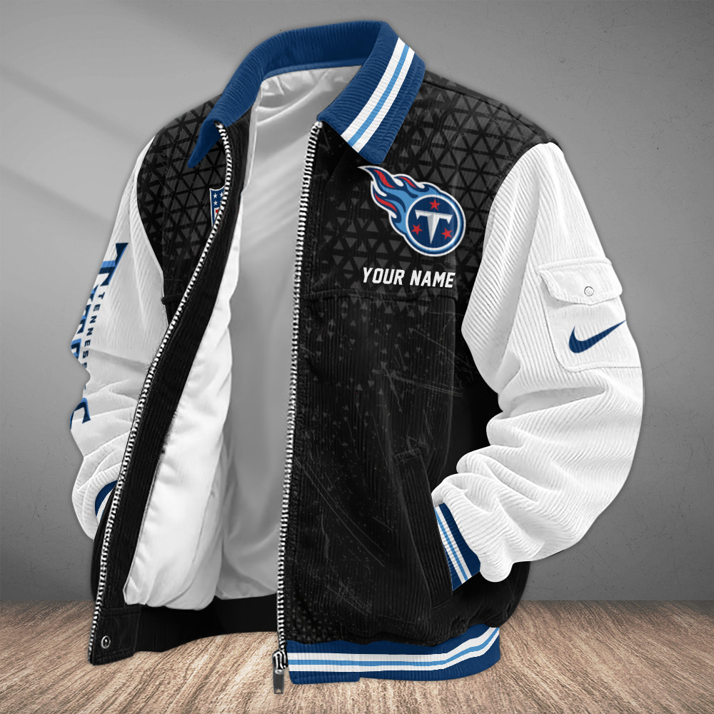 Tennessee Titans Touchdown Classic Varsity Jacket PN3HWG