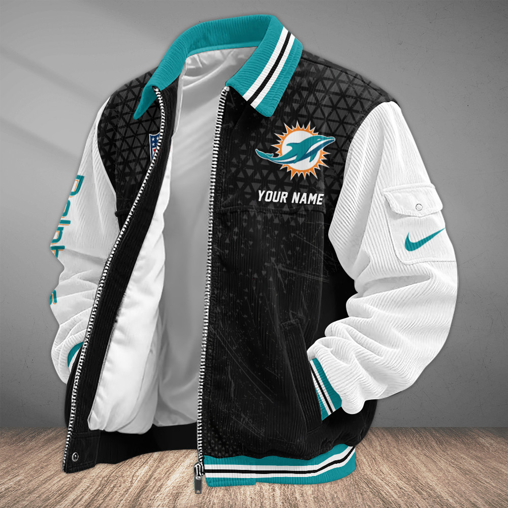 Miami Dolphins Touchdown Classic Varsity Jacket PF944L