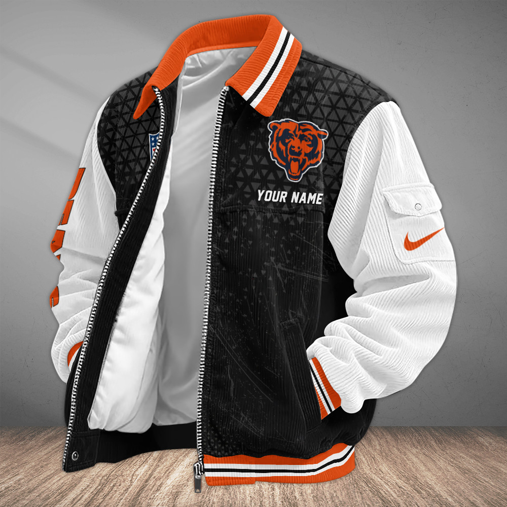 Chicago Bears Touchdown Classic Varsity Jacket PH98MZ