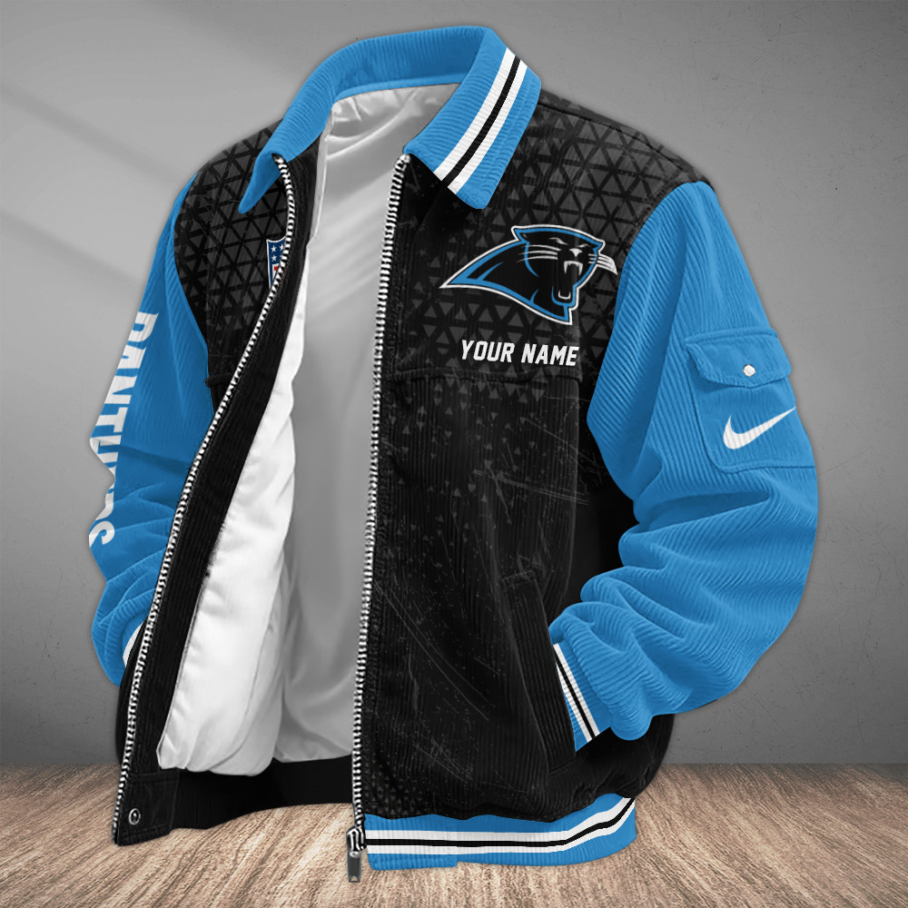 Carolina Panthers Touchdown Classic Varsity Jacket PN4JPF