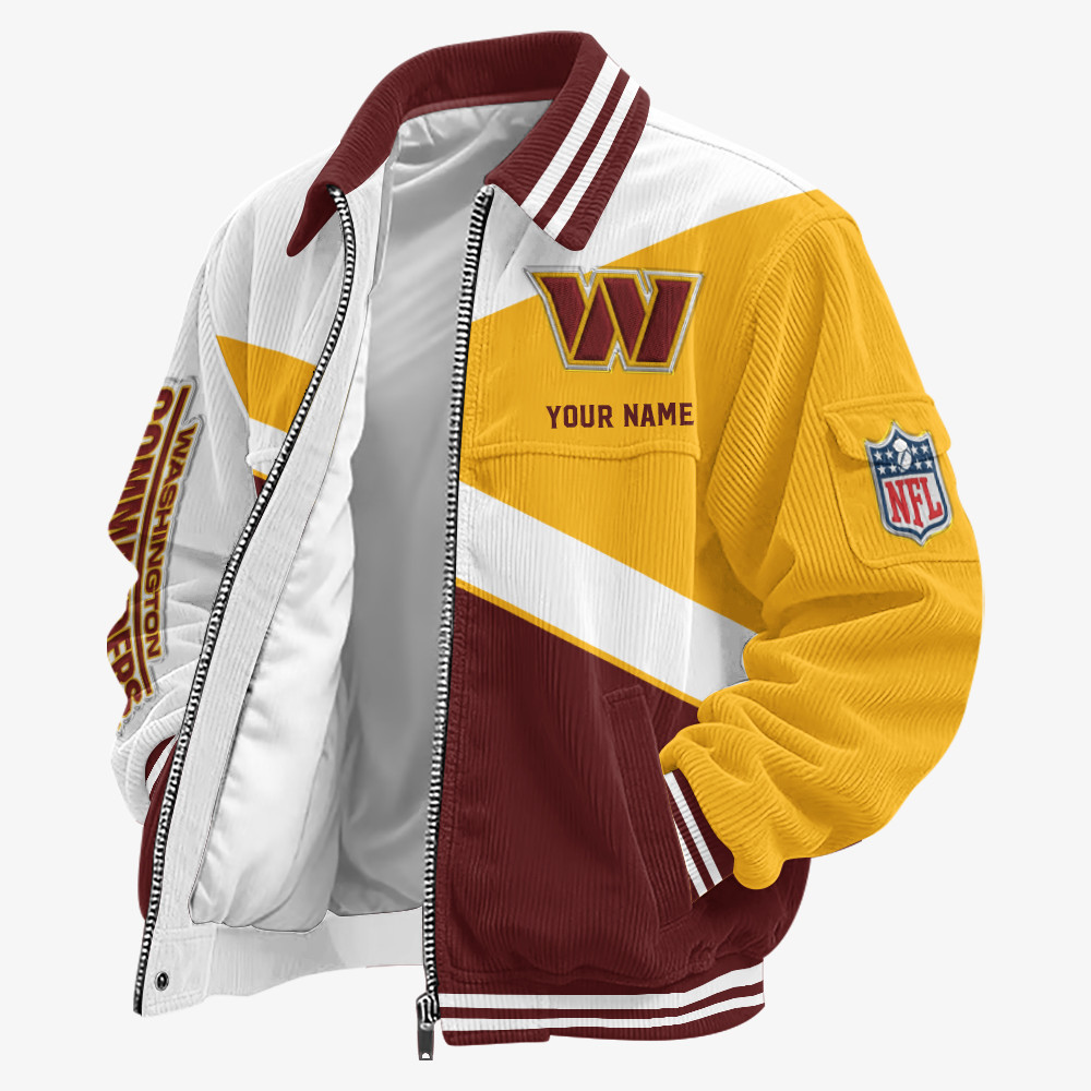 Washington Commanders Touchdown Classic Varsity Jacket P9RP2D