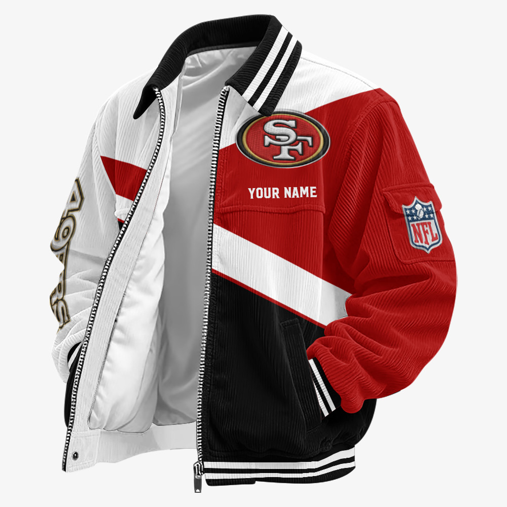 San Francisco 49ers Touchdown Classic Varsity Jacket P67FRN
