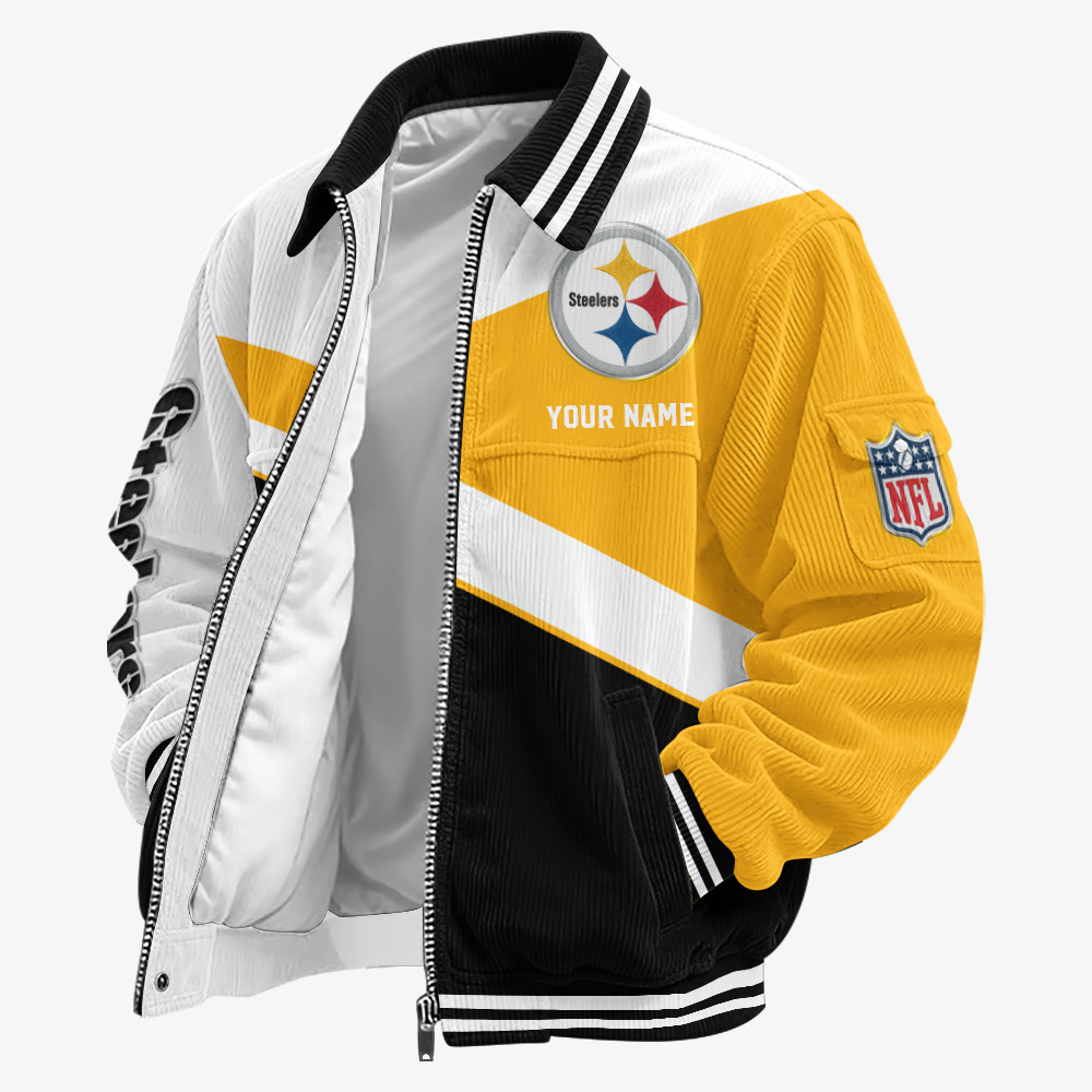 Pittsburgh Steelers Touchdown Classic Varsity Jacket PY7CAR