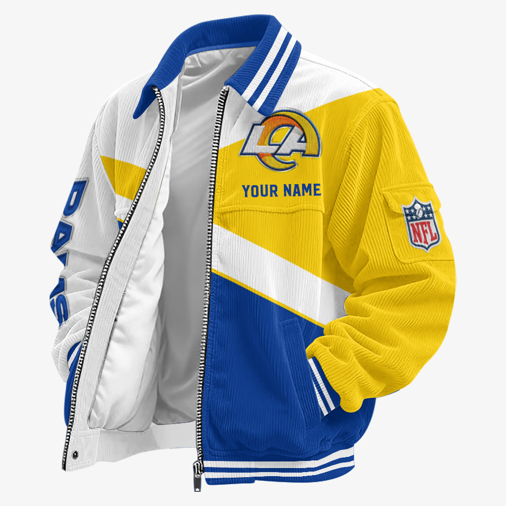 Los Angeles Rams Touchdown Classic Varsity Jacket P3BV3U