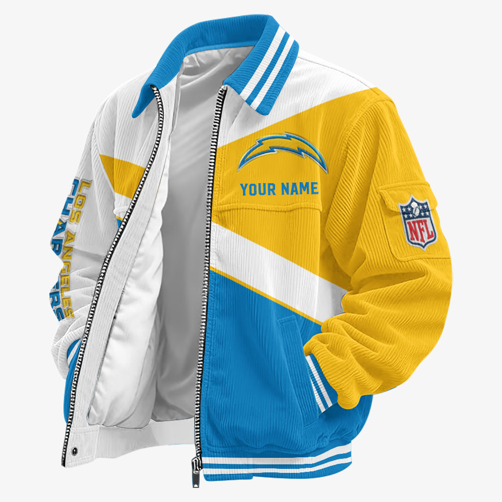 Los Angeles Chargers Touchdown Classic Varsity Jacket PKT64A