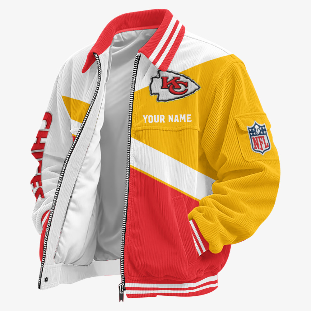 Kansas City Chiefs Touchdown Classic Varsity Jacket PKMJJY