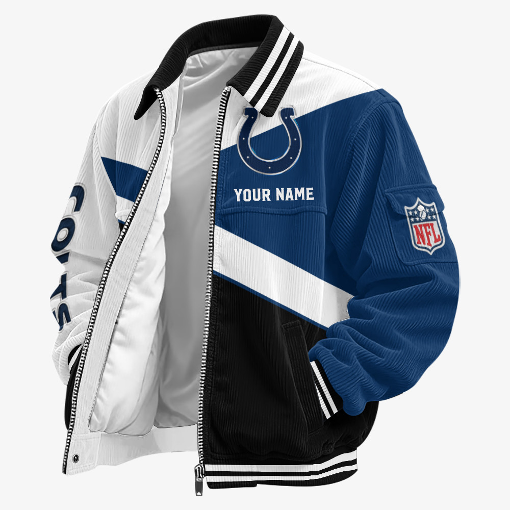 Indianapolis Colts Touchdown Classic Varsity Jacket PHJNNS