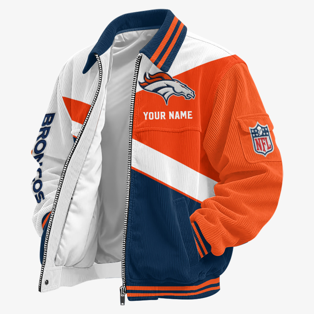 Denver Broncos Touchdown Classic Varsity Jacket P78UC7