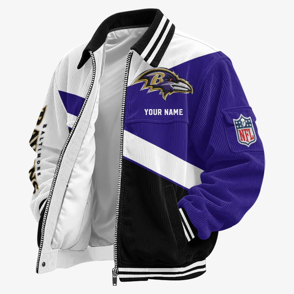 Baltimore Ravens Touchdown Classic Varsity Jacket PTA7C2